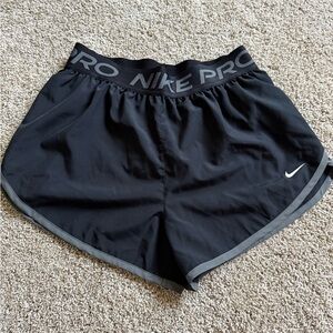 Nike Women's Black Pro Shorts
